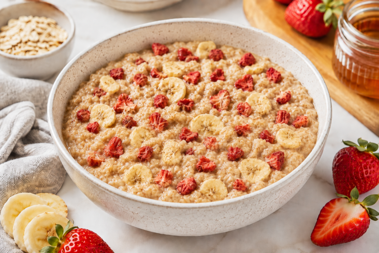 Banana Berry Oatmeal